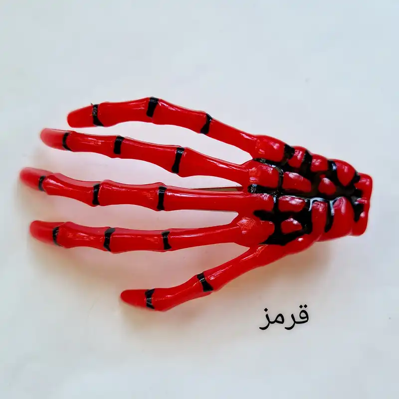 گیره مو زنانه مدل دست اسکلتی کد 609