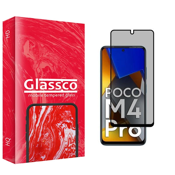 محافظ صفحه نمایش حریم شخصی گلس کو مدل Co2 مناسب برای گوشی موبایل شیائومی Poco M4 Pro 4G