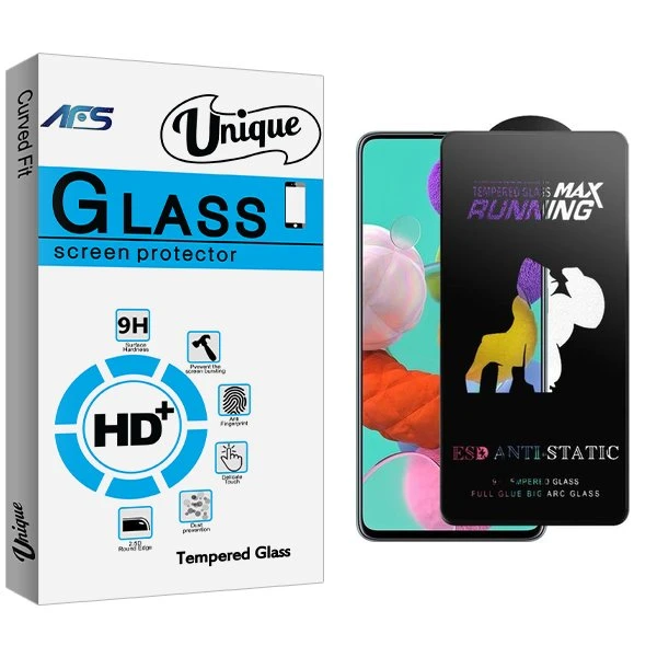 محافظ صفحه نمایش ای اف اس مدل Unique2 Running Max مناسب برای گوشی موبایل سامسونگ Galaxy A71