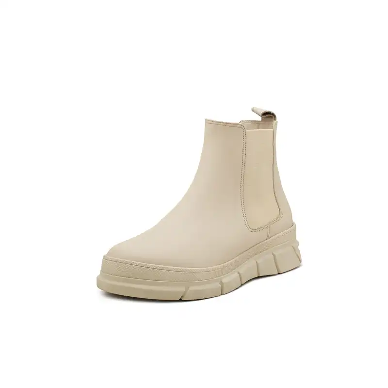 نیم بوت زنانه بهشتیان مدل الیکا رنگ کرم