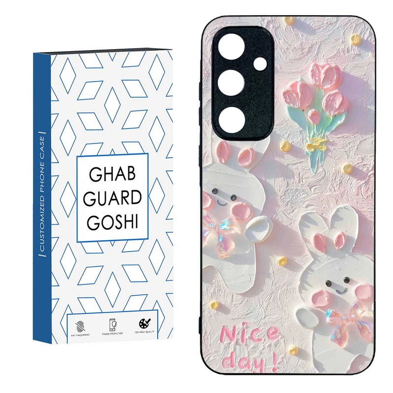 کاور قاب گارد گوشی طرح گل کد TPU-214 مناسب برای گوشی موبایل سامسونگ  GALAXY A35  