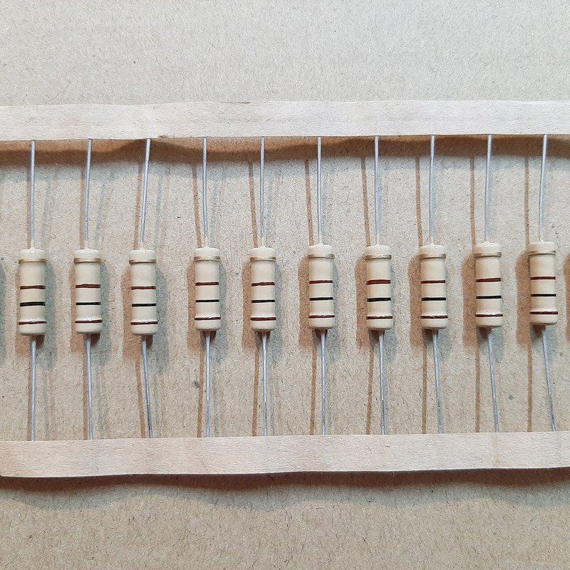 مقاومت 100 اهم 2 وات کد 01 بسته 10 عددی