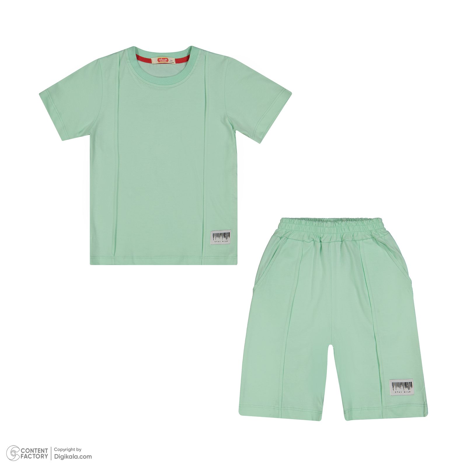 ست تی شرت و شلوارک پسرانه مادر مدل 2094050 - - 6