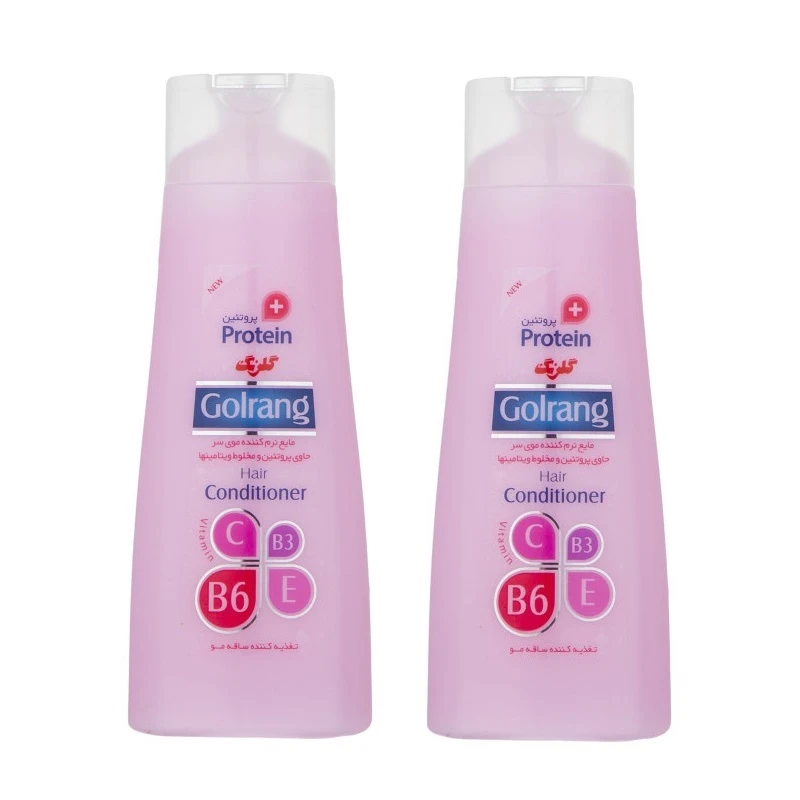 نرم‌کننده مو گلرنگ مدل 02 حجم 880 میلی‌لیتر مجموعه 2 عددی