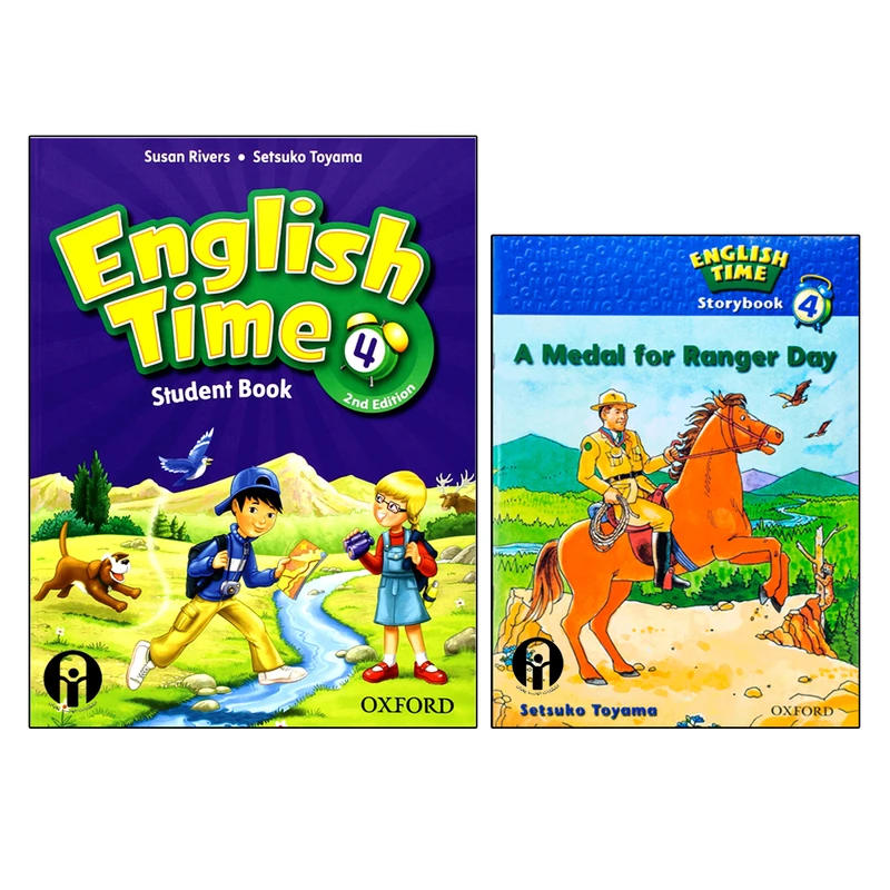 کتاب English Time 4 اثر Susan Rivers And Setsuko Toyama انتشارات الوندپویان دو جلدی