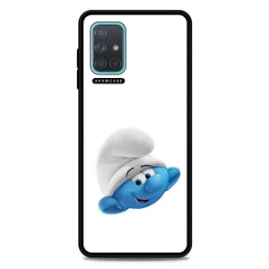 AKAM AMC-WSGA71-SMURFS-12 Cover For Samsung Galaxy A71