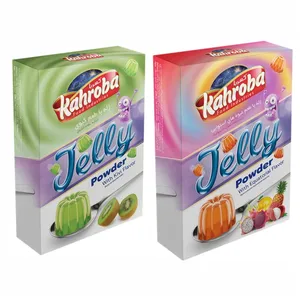پودر ژله کیوی و میوه‌های استوایی کهربا - 100 گرم مجموعه 2 عددی