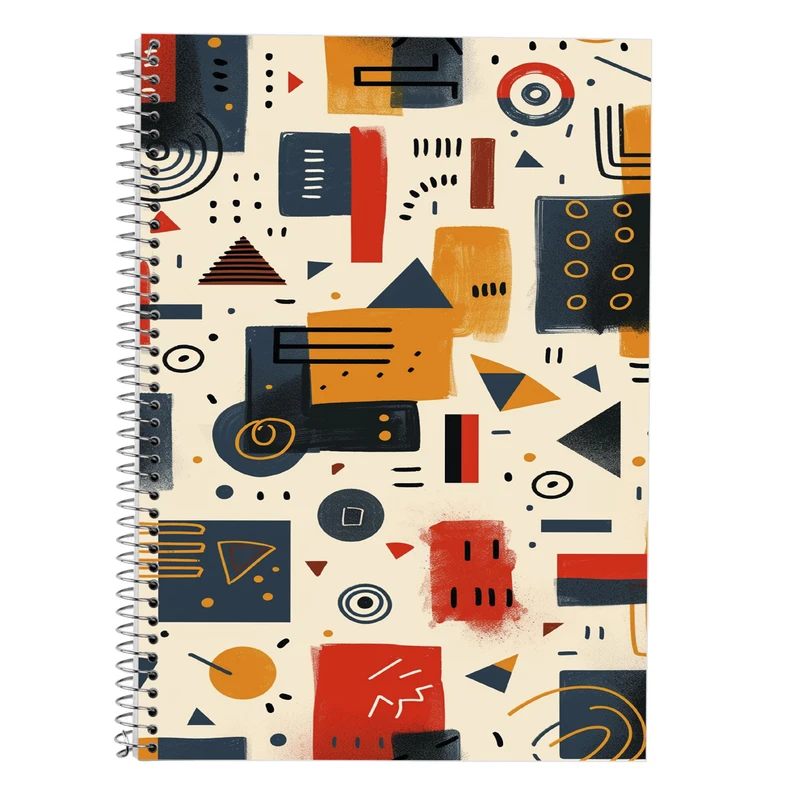 دفتر زبان 50 برگ مدوپد مدل دو خط طرح فانتزی کد DF13745