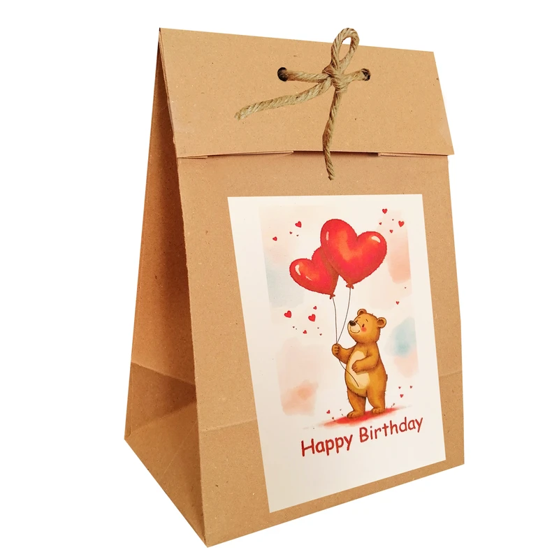 پاکت هدیه مدل تولدت مبارک مجموعه 10 عددی