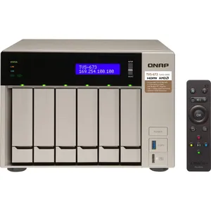ذخیره ساز تحت شبکه کیونپ مدل TVS-673-8G بدون دیسک