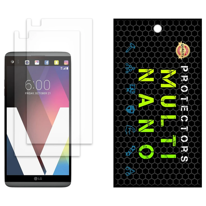 محافظ صفحه نمایش مات مولتی نانو مدل X-S2M مناسب برای گوشی موبایل ال جی V20 بسته دو عددی