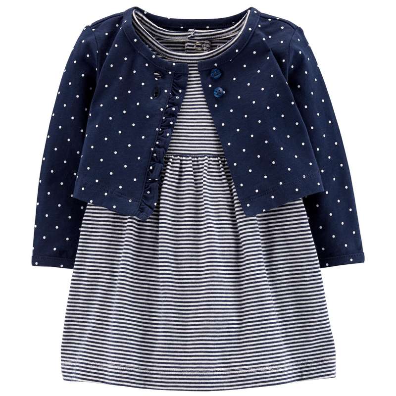 ست کت و سارافون نوزادی کارترز مدل 1067