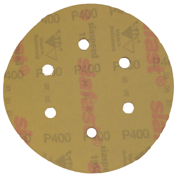 سنباده پشت کرکی سیا مدل 150 میلیمتر P.400 کد 1950 پک 10 عددی