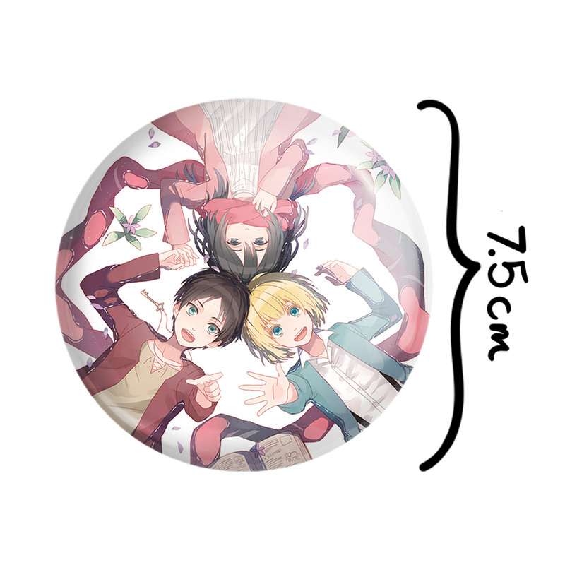 آینه جیبی خندالو طرح میکاسا و ارن و ارمین انیمه اتک آن تایتان Attack on Titan مدل تاشو کد 18562 آینه جیبی خندالو طرح میکاسا و ارن و ارمین انیمه اتک آن تایتان Attack on Titan مدل تاشو کد 18562