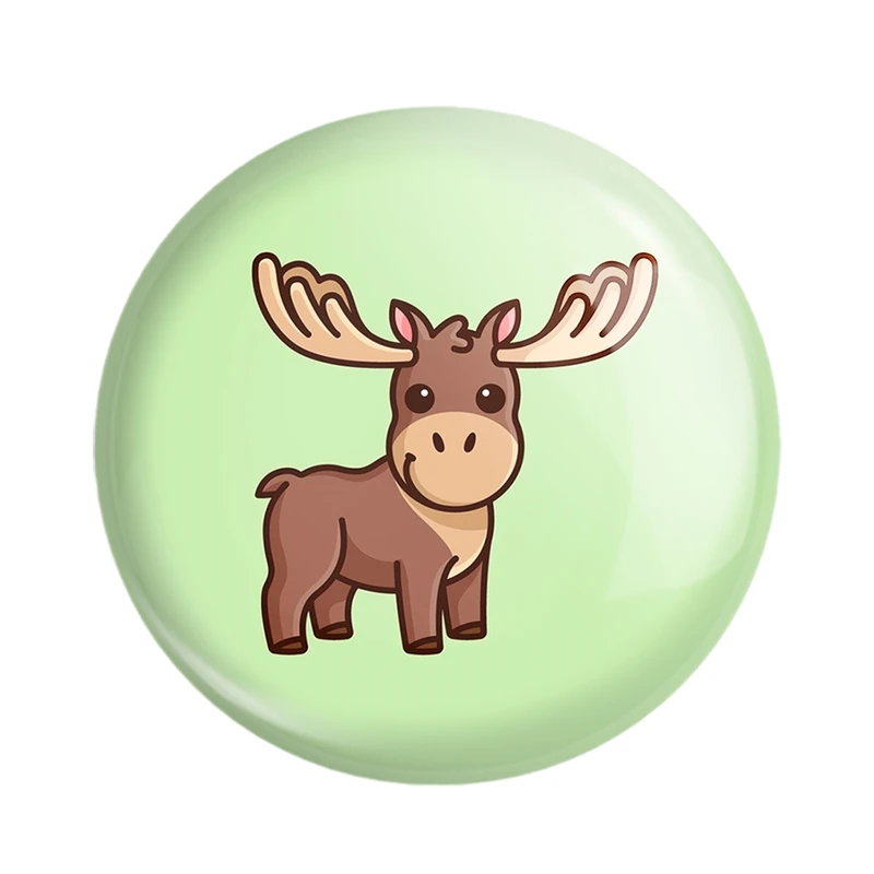 مگنت خندالو مدل حیوانات بامزه گوزن کد 28168