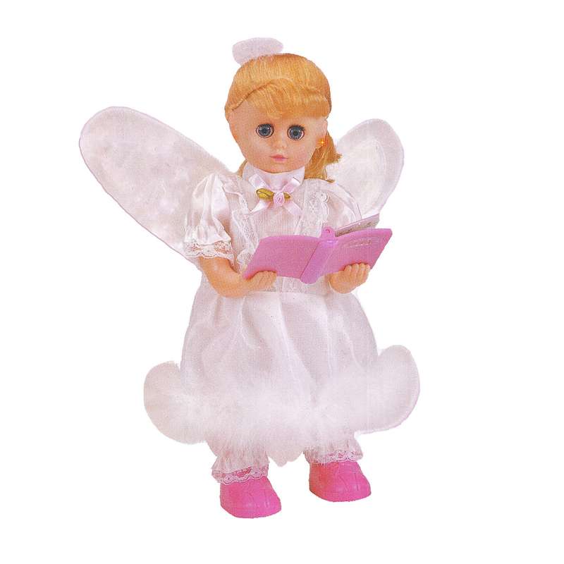 عروسک مدل baby angel طرح کتابخوان کد 6367 ارتفاع 30 سانتی متر