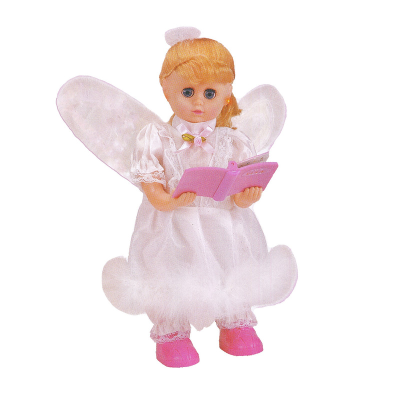 عروسک مدل baby angel طرح کتابخوان کد 6367 ارتفاع 30 سانتی متر