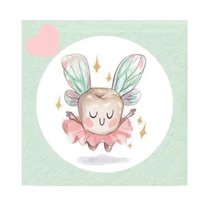 استیکر لپ تاپ مدل فرشته دندانی کد 90