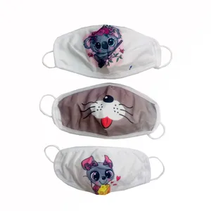 ماسک پارچه ای بچه گانه کد 07 مجموعه 3 عددی