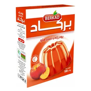 پودرژله برکاد با طعم هلو - 100 گرم