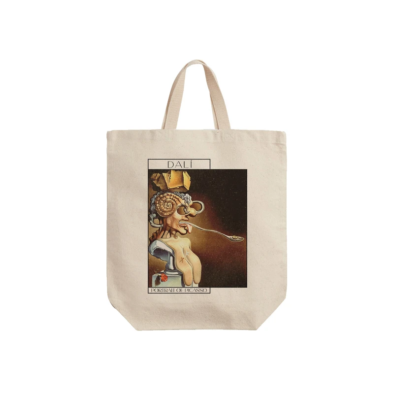 ساک خرید ترمه طراحان ایده مدل پرتره پیکاسو از دالی کد art0744 - S