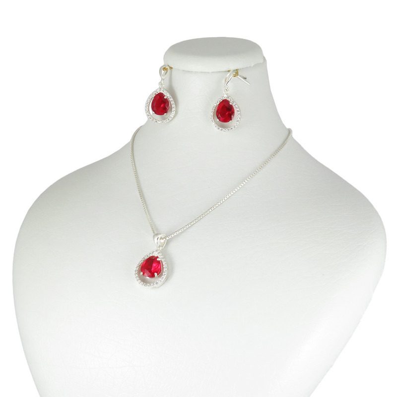 نیم ست نقره زنانه مدل AV182-S10 C5