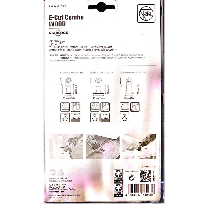 مجموعه سه عددی تیغه ابزار همه کاره فاین مدل 35222967080 مجموعه سه عددی تیغه ابزار همه کاره فاین مدل 35222967080