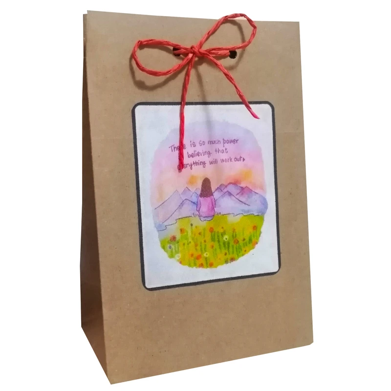 پاکت هدیه مدل جملات انگیزشی مجموعه 10عددی