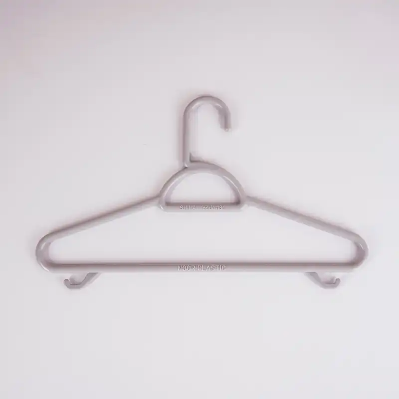 چوب لباسی نورپلاستیک کد sh130 مجموعه 6 عددی