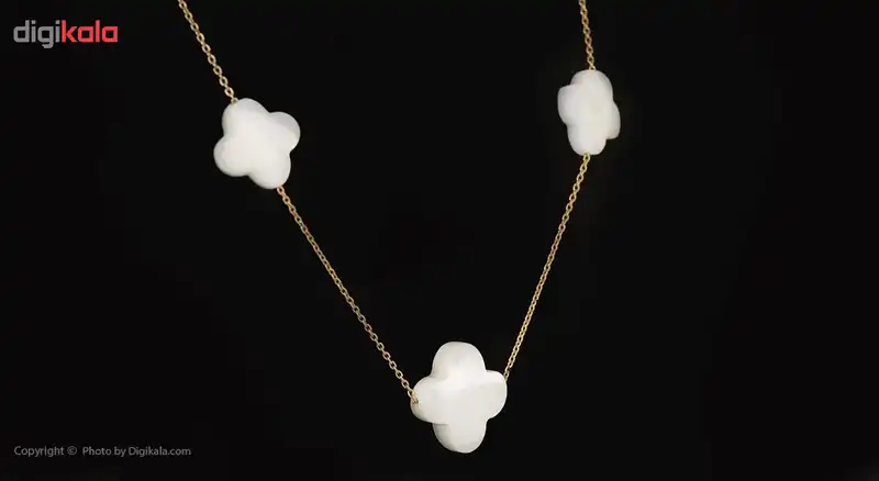 گردنبند طلا 18 عیار زنانه ماهک مدل MM0408
