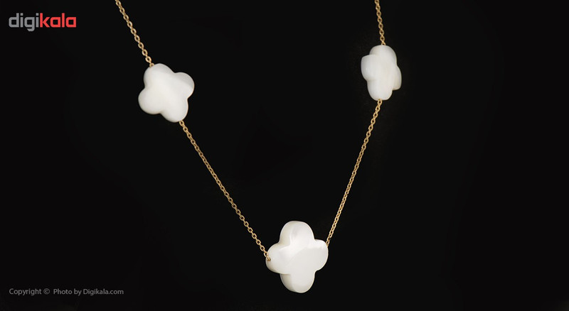 گردنبند طلا 18 عیار زنانه ماهک مدل MM0408