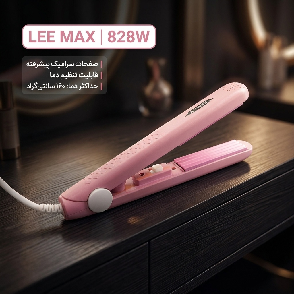 ویو و حالت دهنده موی سر lee max مدل 828w