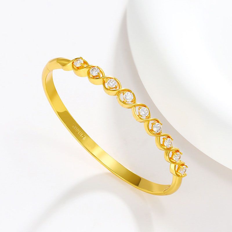 دستبند زنانه ژوپینگ مدل نگینی -  - 3