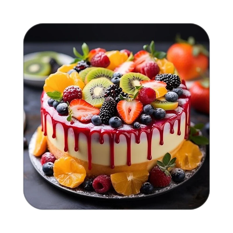 زیر لیوانی کاکتی طرح میوه مدل mp20491