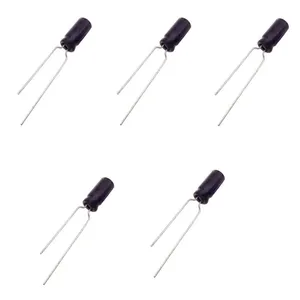خازن الکترولیتی 1.5 میکروفاراد 50 ولت کد 01 بسته 5 عددی