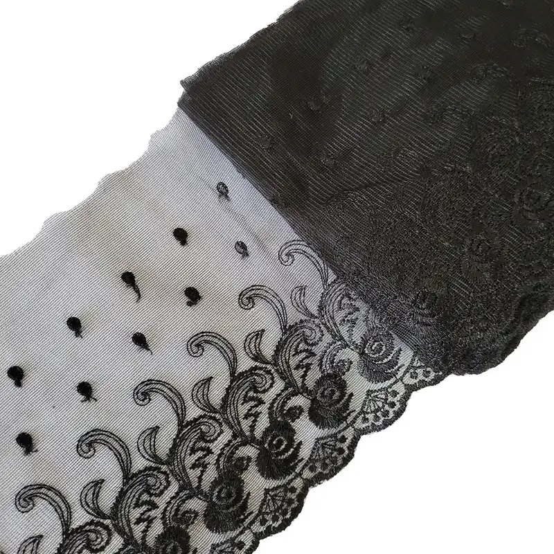 نوار یراق مدل گیپور طرحدار کد W15 طول یک متر