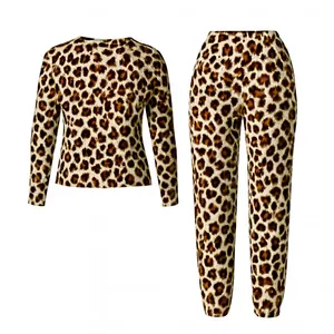 ست بلوز و شلوار راحتی زنانه مدل پلنگی کد c