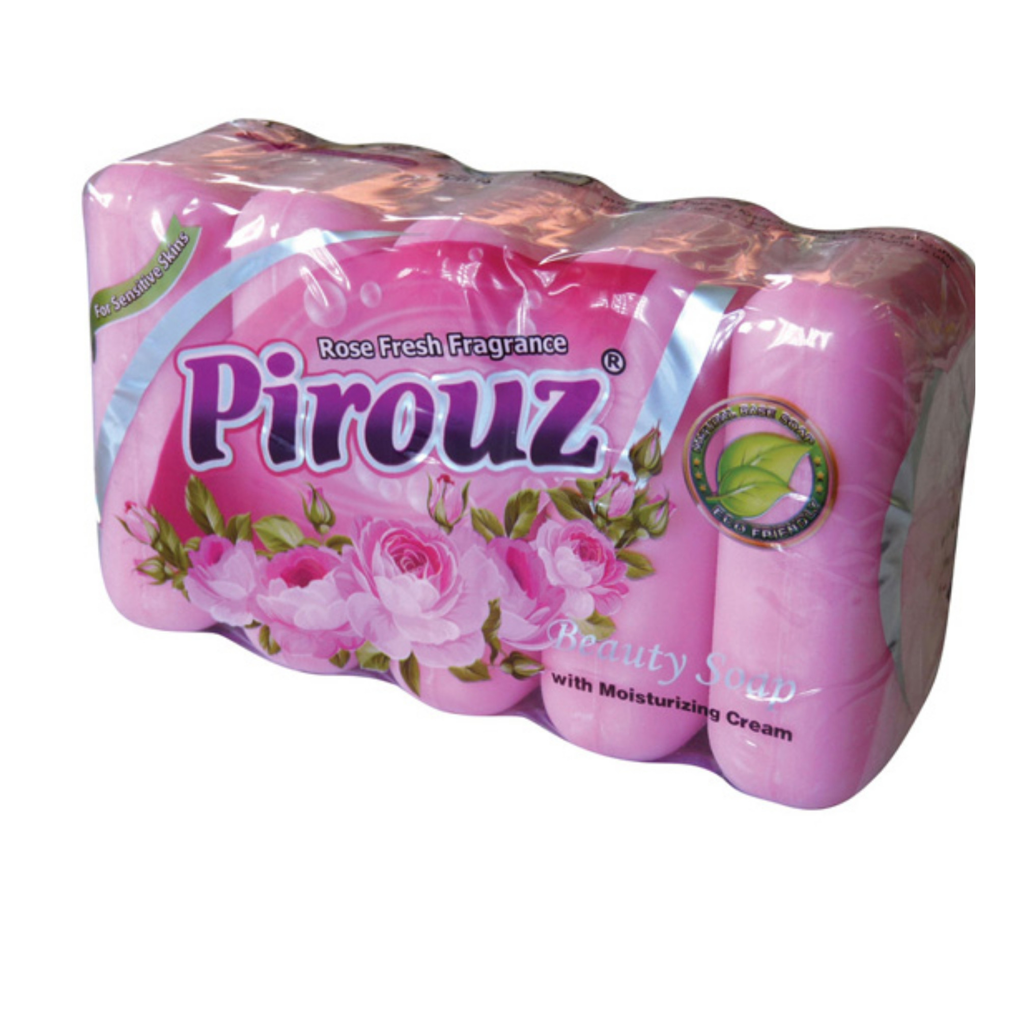 صابون شستشو پیروز مدل jasmine flower وزن 375 گرم بسته 5 عددی
