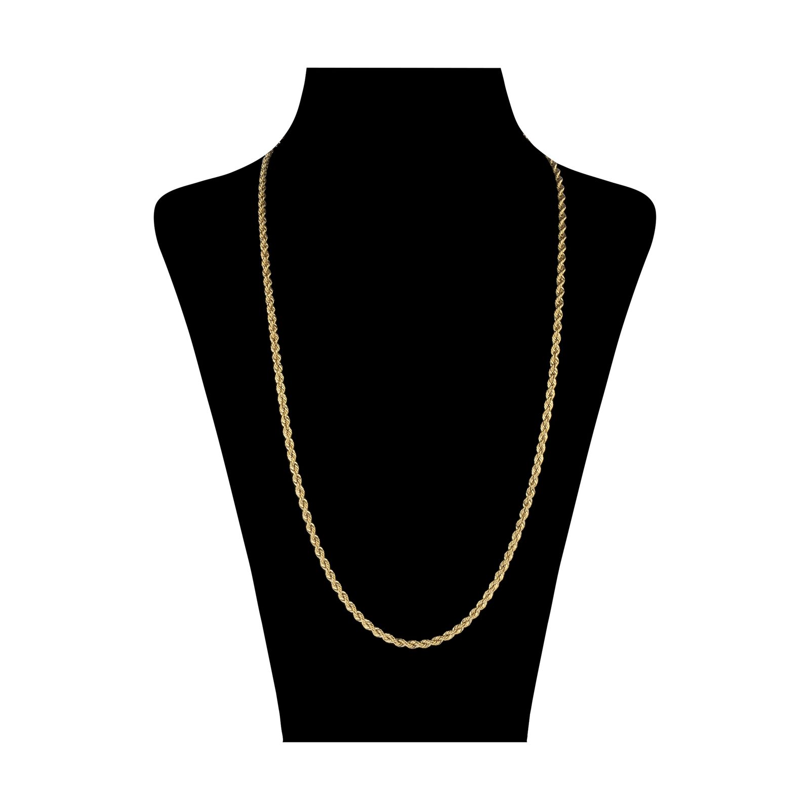 زنجیر طلا 18 عیار زنانه مایا ماهک مدل MM1070 طرح طنابی پیچ -  - 1