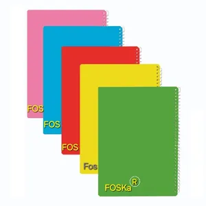 دفتر مشق سیمی 50 برگ فوسکا مدل 505 بسته 5 عددی