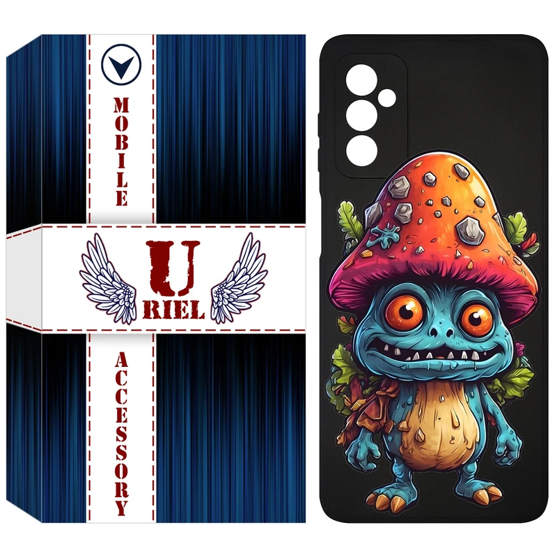 کاور یوریل قاب مدل KSH کد 47 طرح قارچ مناسب برای گوشی موبایل سامسونگ Galaxy F13 4G / M13 4G / M23