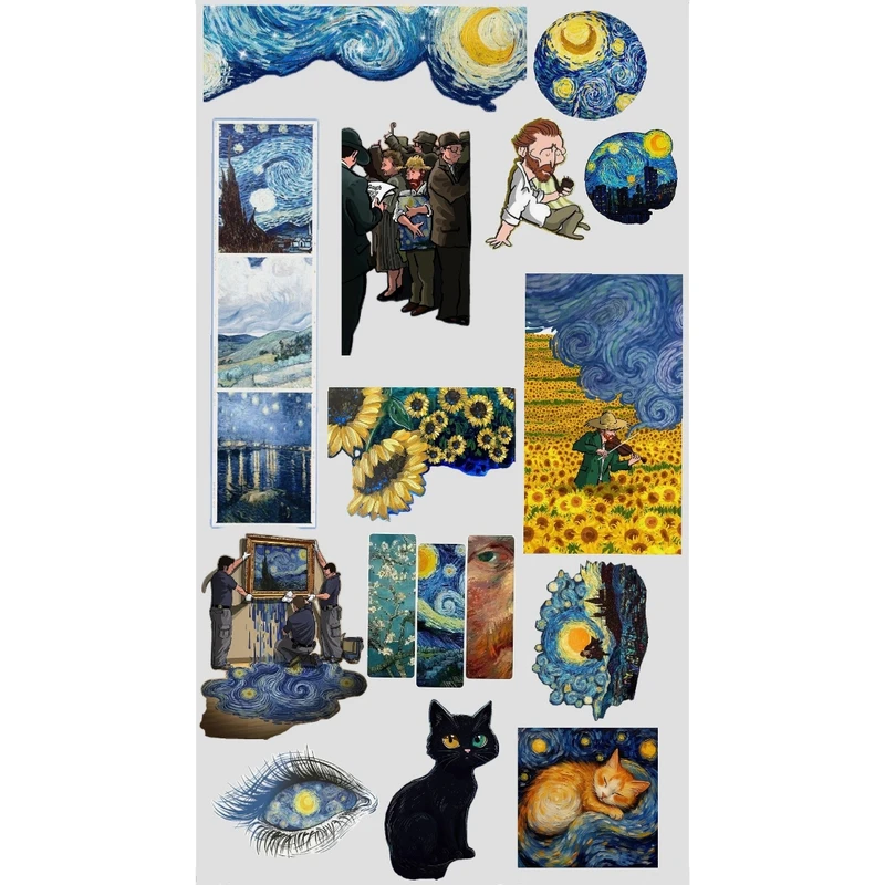 برچسب مدل اسکرپ بوک شبهای پر ستاره