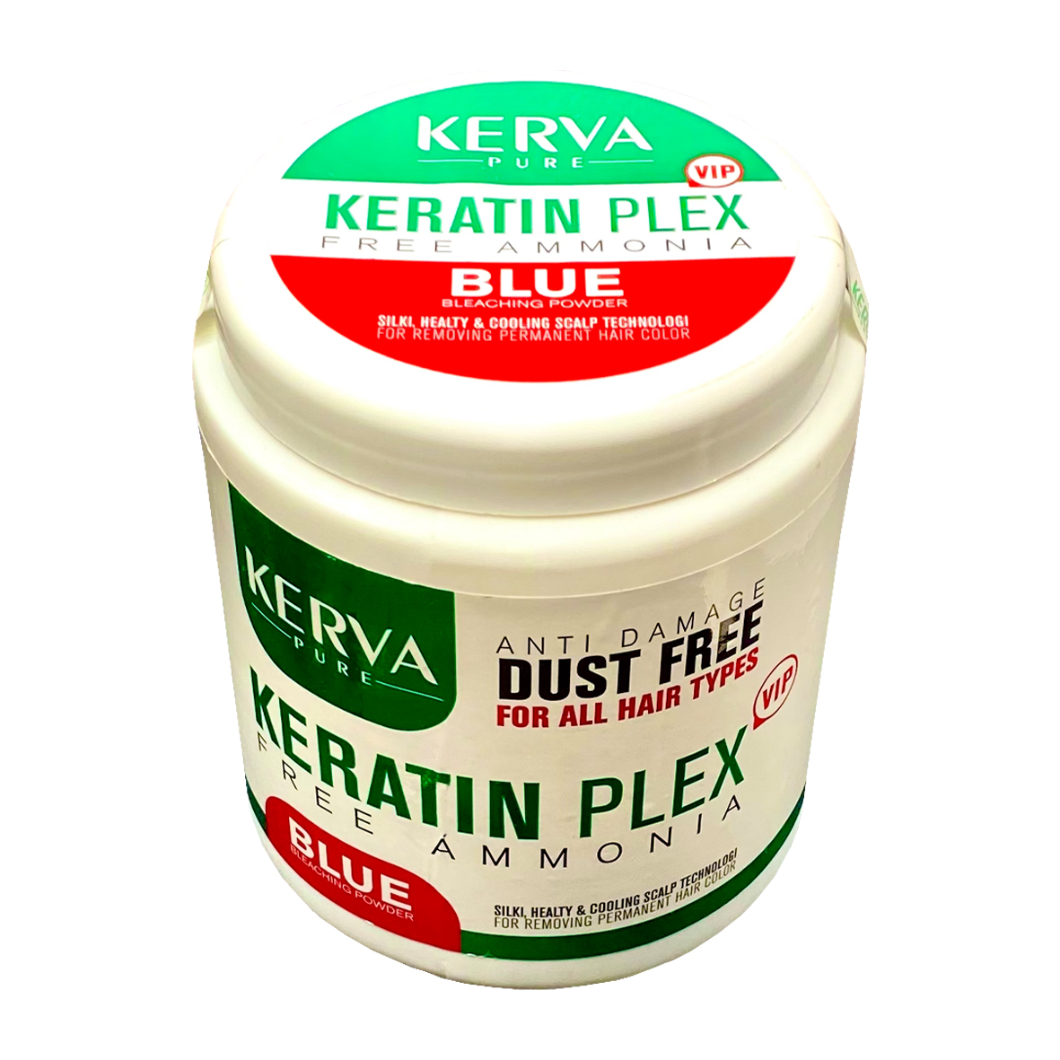 پودر بی رنگ کننده مو کروا پیور مدل KERATIN PLEX VIP وزن 400 گرم