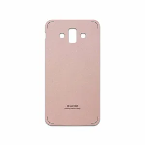 MAHOOT Rose Gold Leather Cover Sticker for Samsung Galaxy J7 Duo