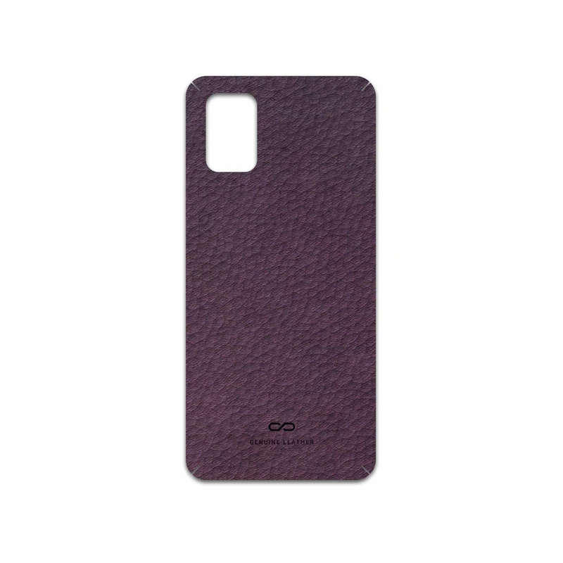 برچسب پوششی ماهوت مدل Purple-Leather مناسب برای گوشی موبایل سامسونگ Galaxy M31S