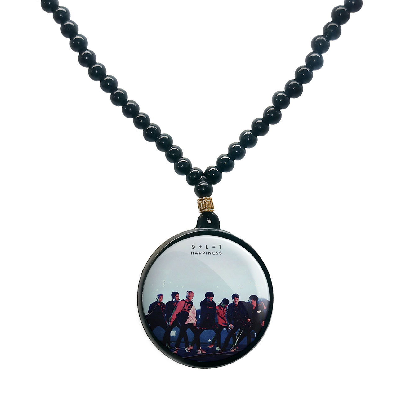 گردنبند پرمانه طرح exo کد pmd.14128 مدل دو طرفه