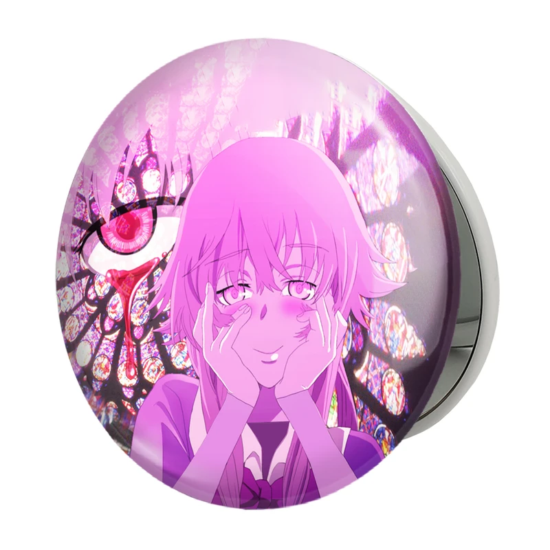 آینه جیبی خندالو طرح یونو انیمه میرای نیکی مدل تاشو کد 32388