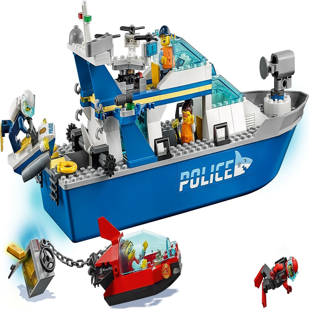 لگو سری City مدل Police Patrol Boat کد 60277