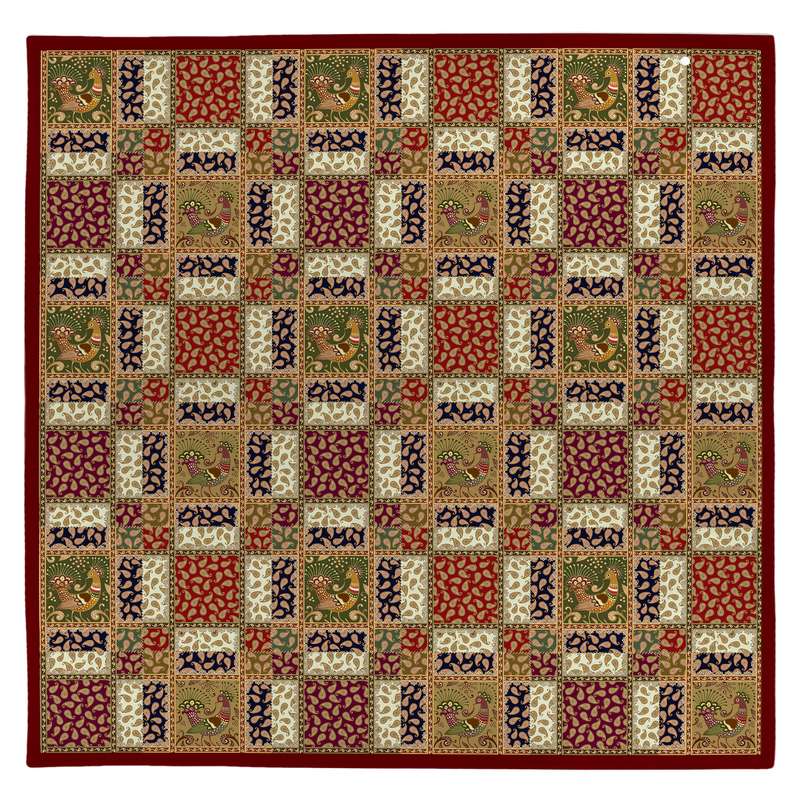 رومیزی طرح طاووس کد 9943