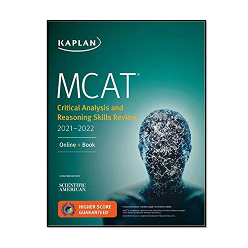 کتاب MCAT Critical Analysis and Reasoning Skills Review 2021-2022 اثر Kaplan Test Prep، انتشارات مؤلفین طلایی 